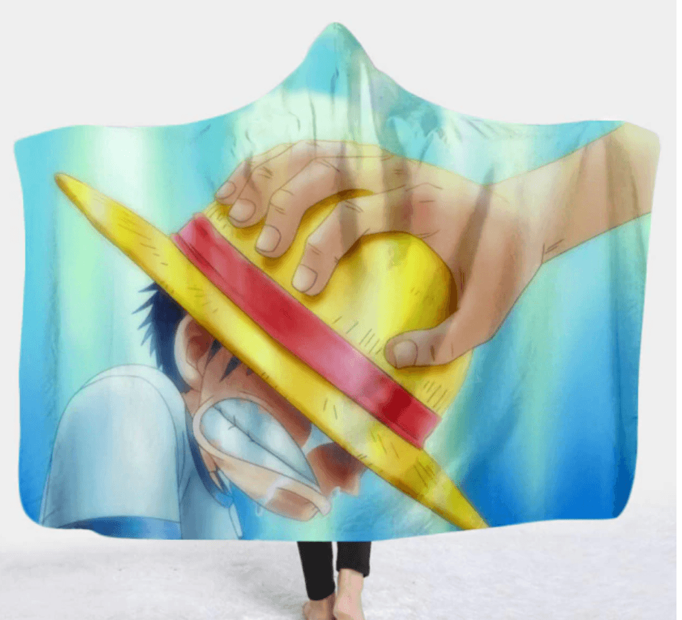 One Piece Pull Plaid Homme Sweat Oversize en Polaire Poncho Polaire Homme  Cadeau Anime Manga Taille Unique Adulte Ado : : Mode