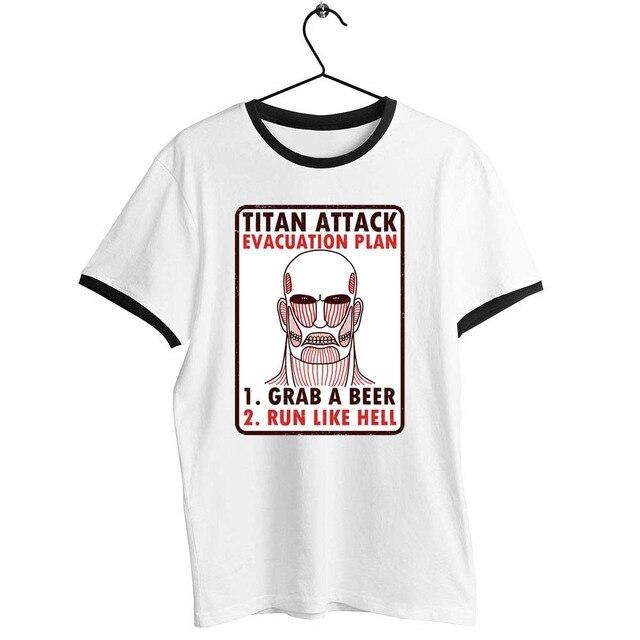 T-Shirt Attaque des Titans  Eren Jäguer Guerrier