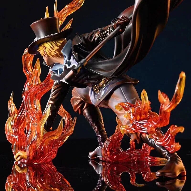 Figurine One Piece Sabo Enflammé
