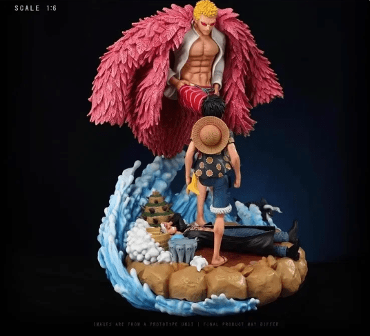 Figurine One Piece Doflamingo Vs Luffy