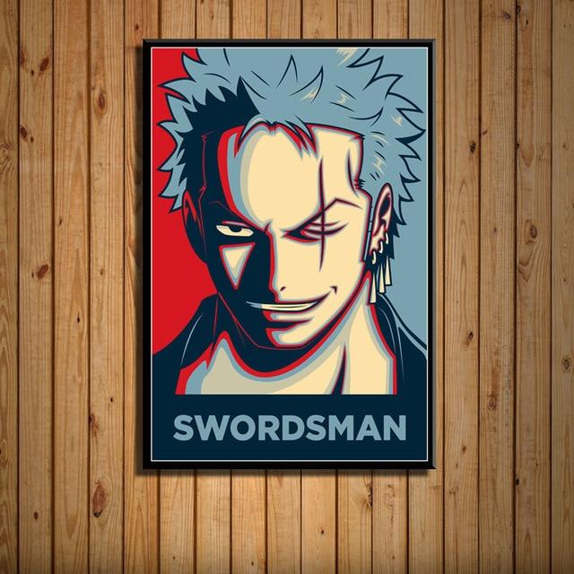 Poster One Piece bretteur zoro 60 x 85cm