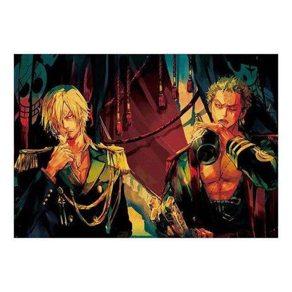 Poster One piece Roronoa Zoro Et Vinsmoke Sanji Default Title