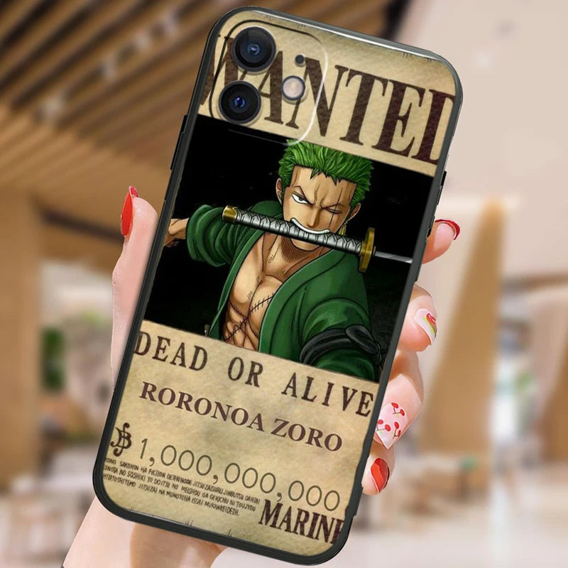 Coque iPhone One Piece Roronoa Zoro Wanted