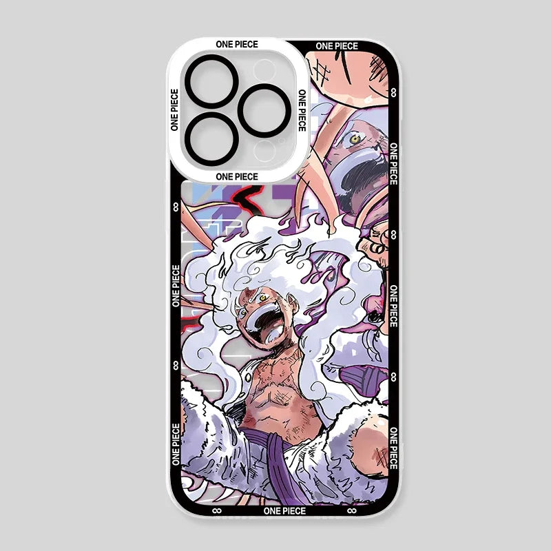 Coque iPhone One Piece Luffy Dessiné