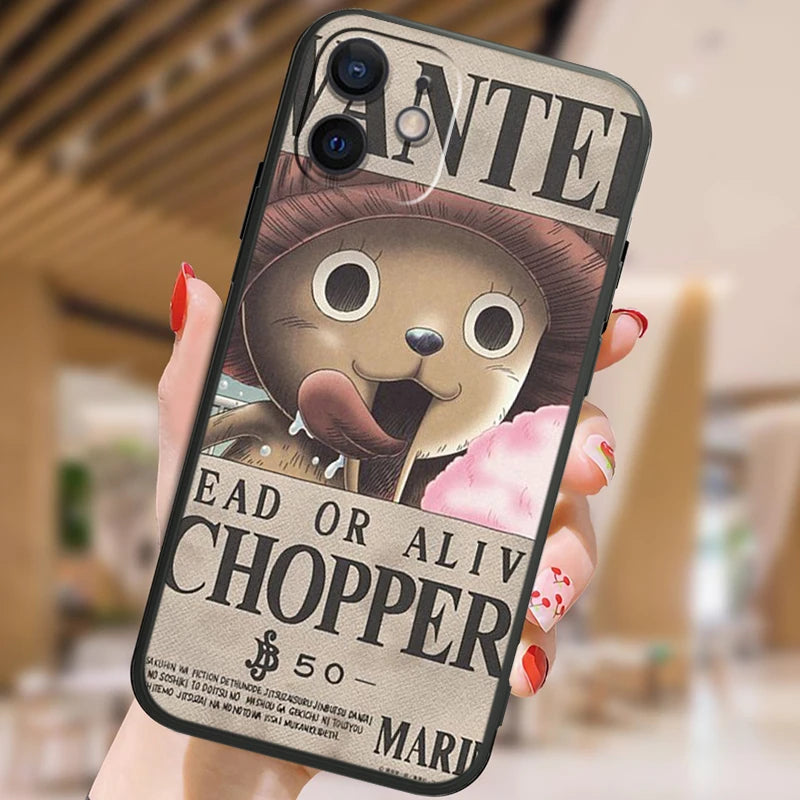 Coque iPhone One Piece Tony Chopper Wanted