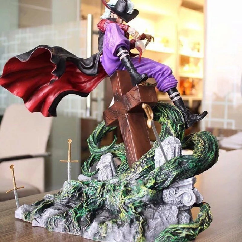 One Piece Figure Dracule Mihawk and his Sword