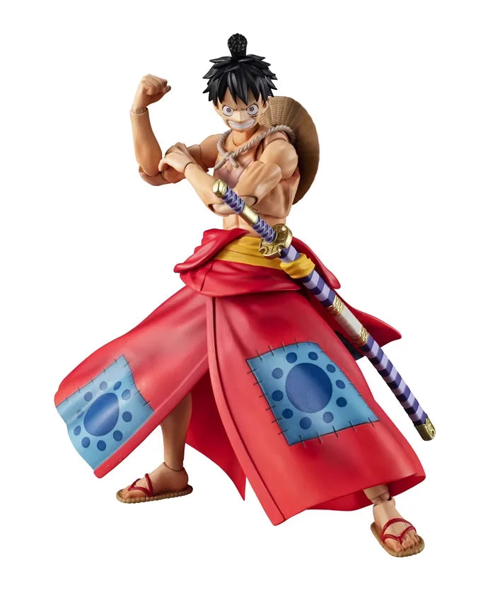 Figurine One Piece Luffy Wano Articulé