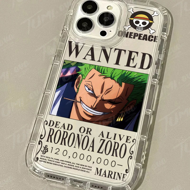 Coque iPhone One Piece Zoro Wanted