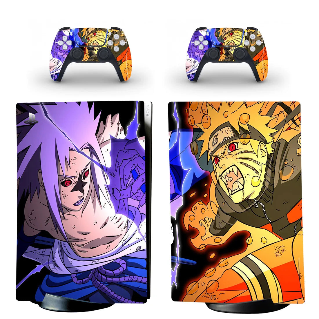 Stickers PS5 Naruto VS Sasuke Maudit