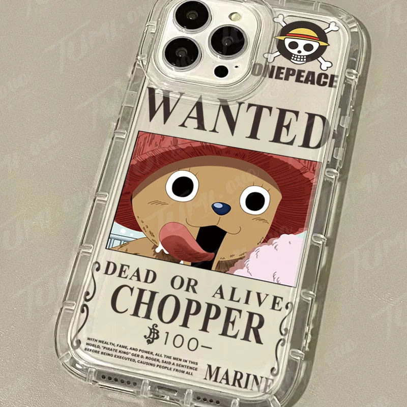 Coque iPhone One Piece Chopper Wanted