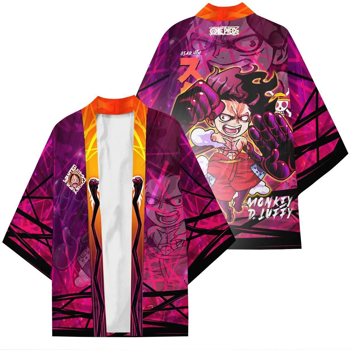 Kimono Naruto Luffy Gear 4