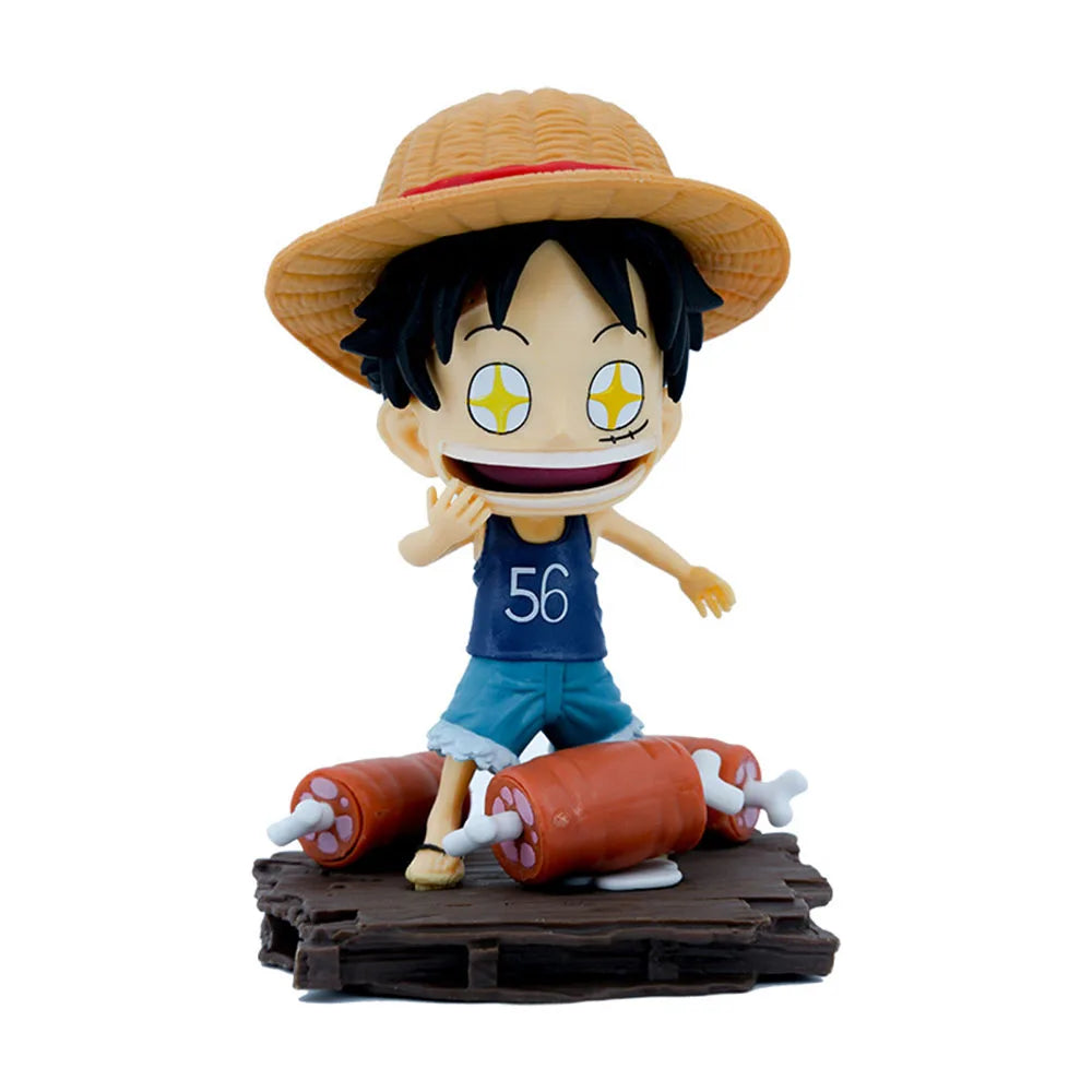 Figurine One Piece Luffy Heureux de Manger