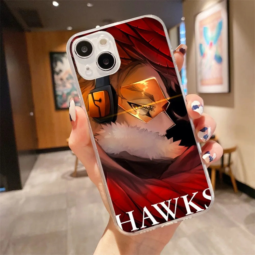 Coque iPhone My Hero Academia Hawks