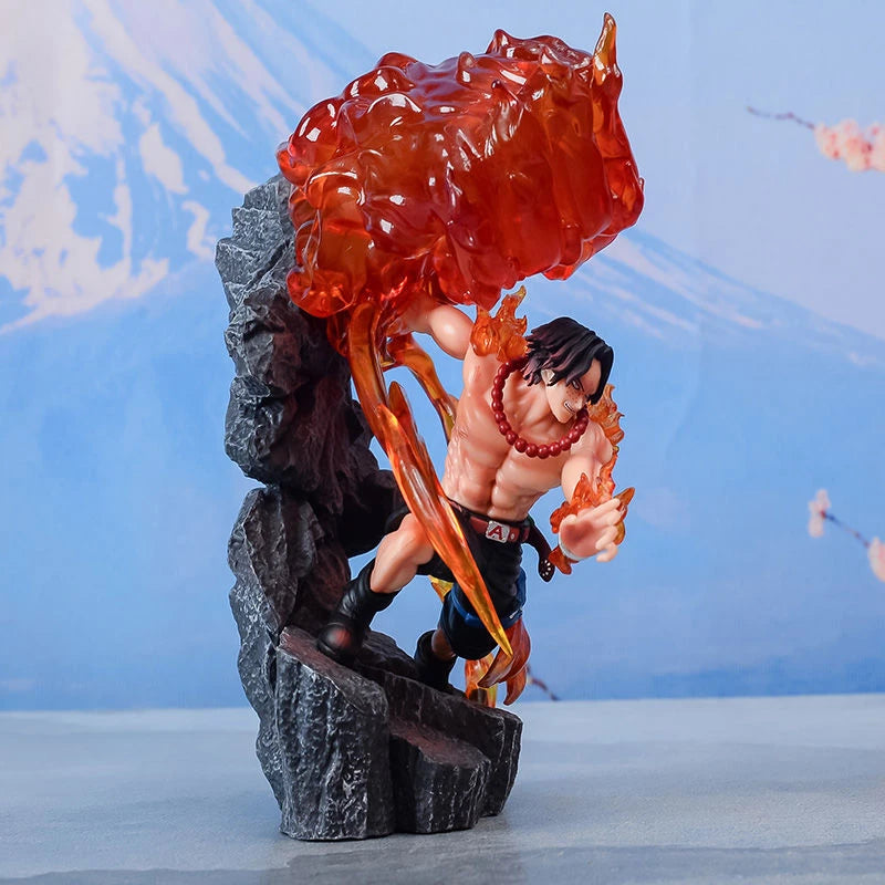 Figurine One Piece Ace aux Poings Ardent