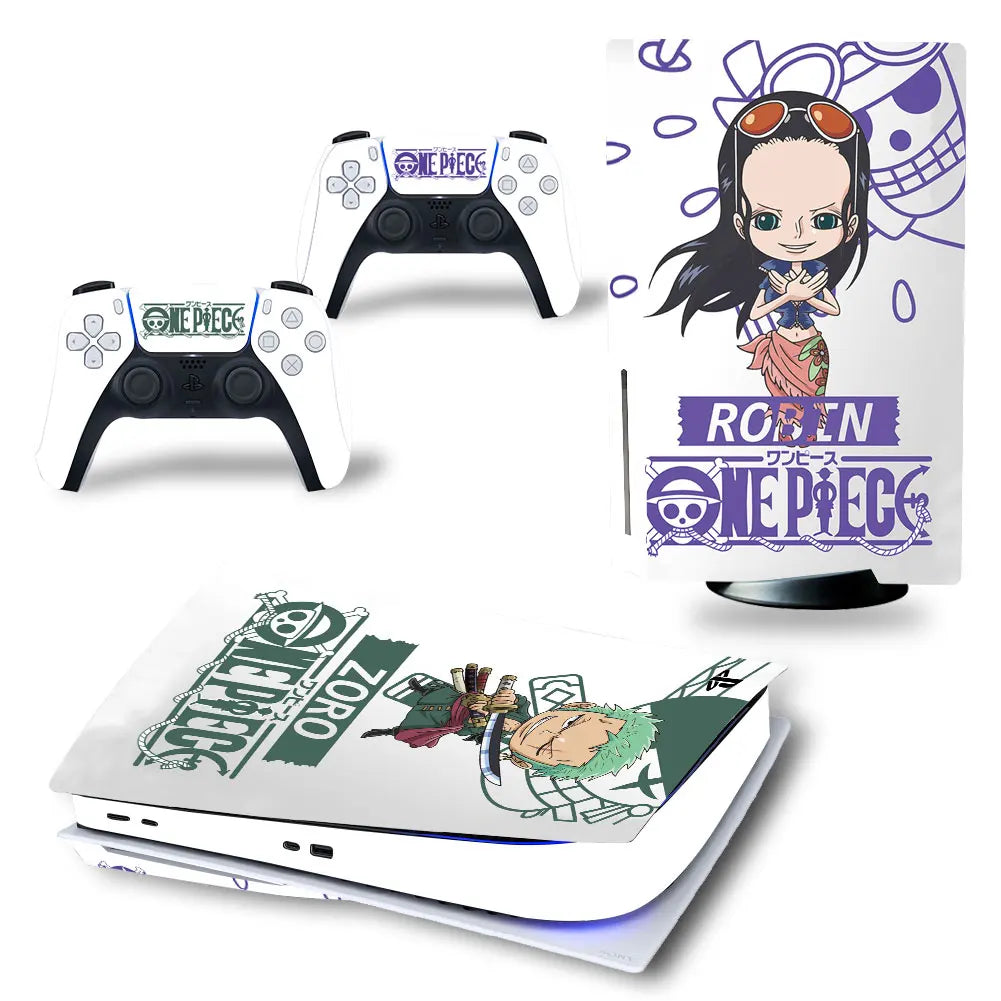 Stickers PS5 One Piece Zoro & Robin