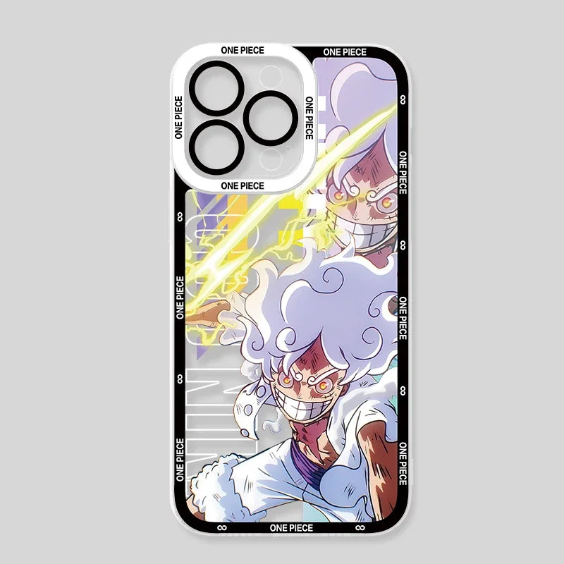 Coque iPhone One Piece Monkey D Luffy Puissance