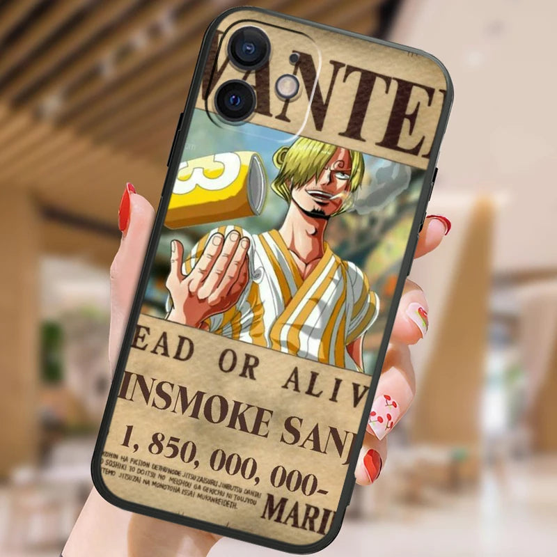 Coque iPhone One Piece Sanji Wanted