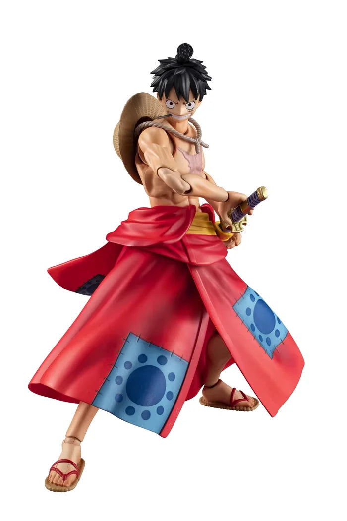 Figurine One Piece Luffy Wano Articulé