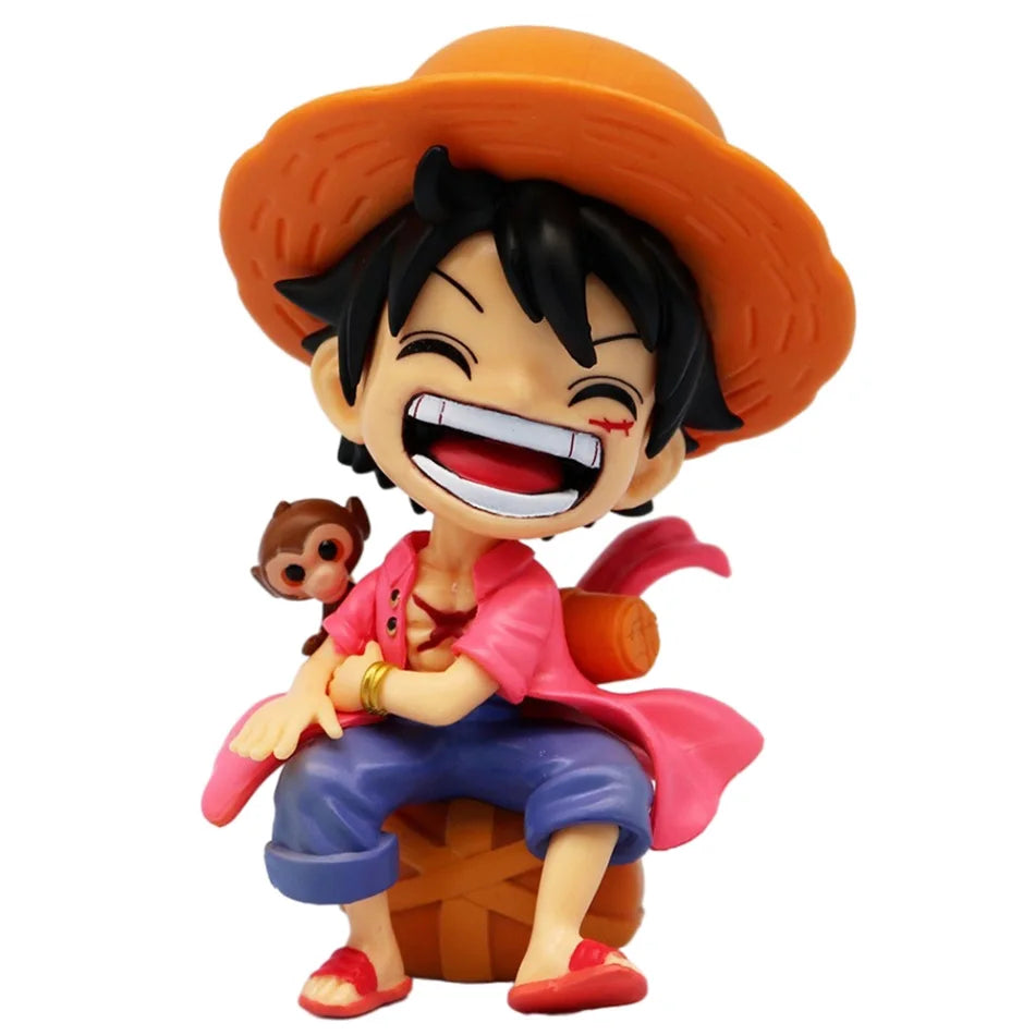 Figurine One Piece Luffy Rire Mignon