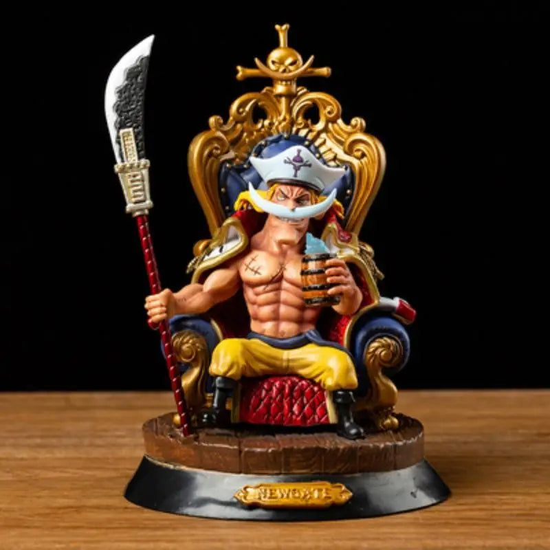 Figurine One Piece Barbe Blanche Trône