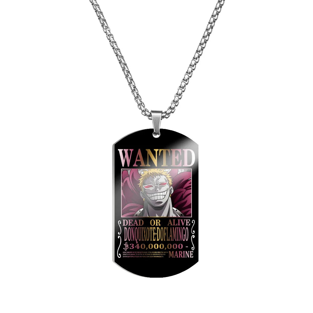Collier One Piece Doflamingo Wanted