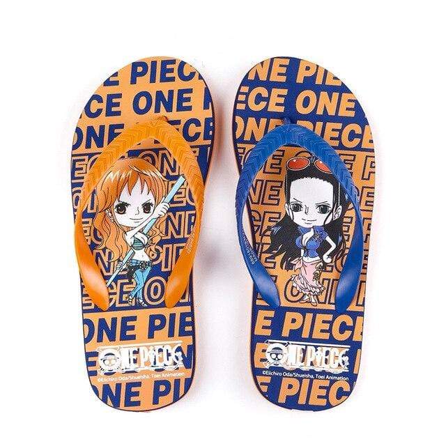 Tongs One Piece Kawaii Robin et Nami 43