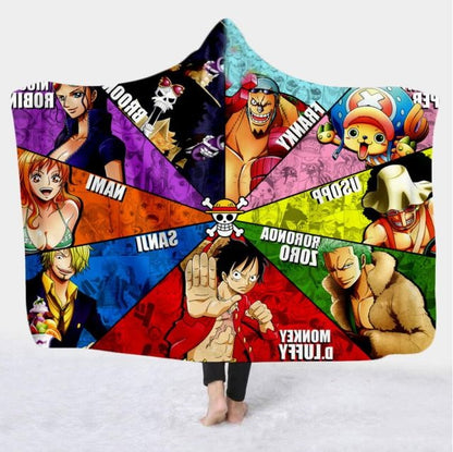Plaid A Capuche One Piece Monkey D. Luffy Equipage