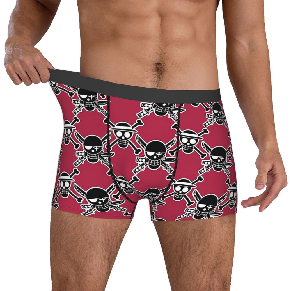 One Piece Jolly Roger Boxer Shorts
