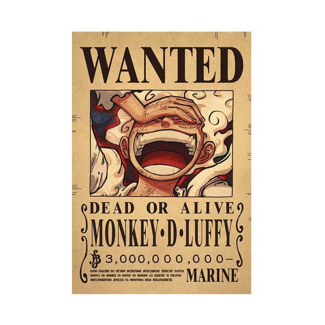 Poster Luffy Wanted