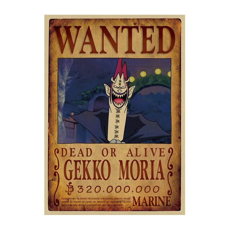 Poster Wanted Moria One Piece