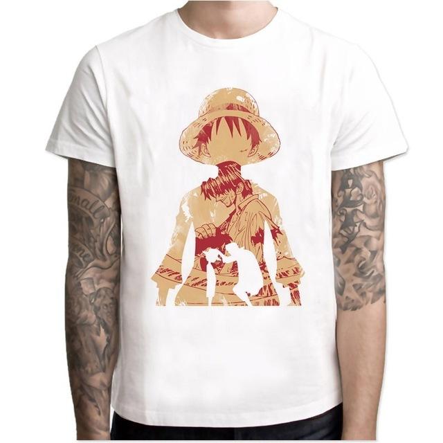 T-Shirt Luffy et Shanks 