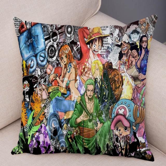 Housse de Coussin One Piece  Mugiwara