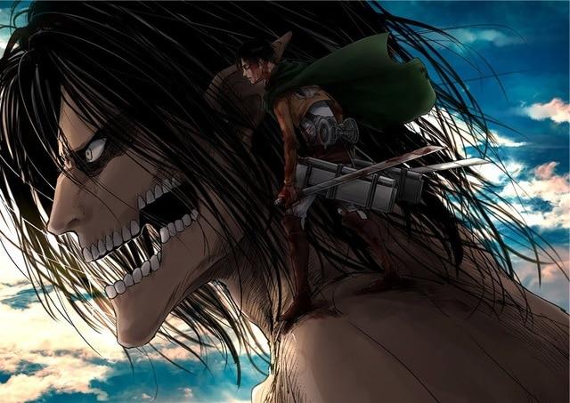 Poster Titan Assaillant et Levi