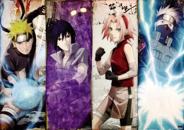 Poster Naruto Équipe 7