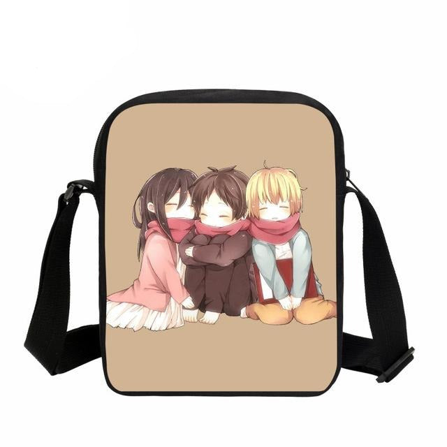 Sacoche Eren, Armin & Mikasa