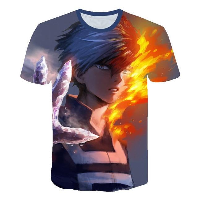 T-Shirt My Hero Academia Shoto double face