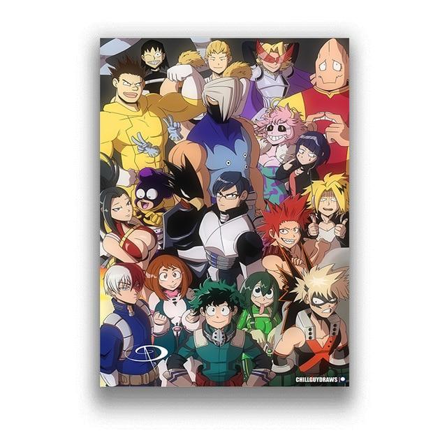 Poster My Hero Academia Héros Seconde A