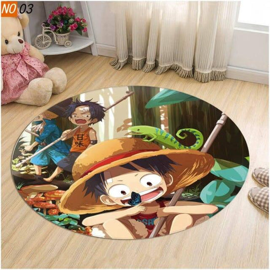 HoodieBBQ One Piece Anime One Piece Tapis Tapis De Sol Salon Zone