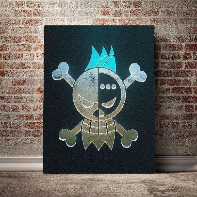 Tableau One Piece Jolly Roger de Franky