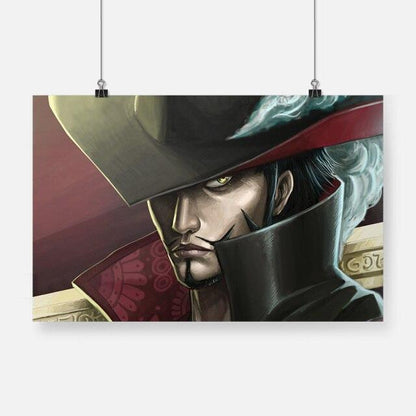 Tableau One Piece Dracule Mihawk