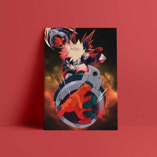 Tableau My Hero Academia Tenue de Kacchan