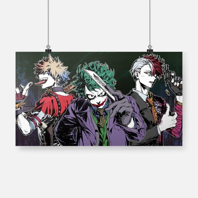 Tableau My Hero Academia MHA x DC