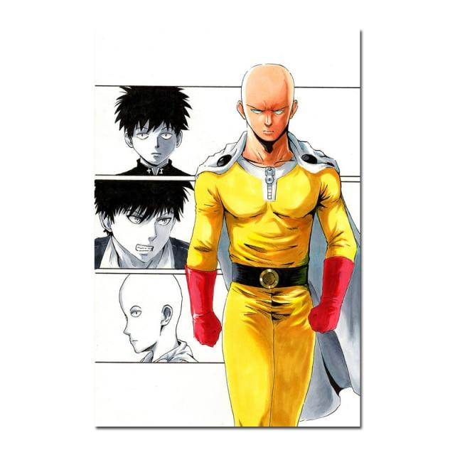 Tableau One Punch Man Évolution Saitama