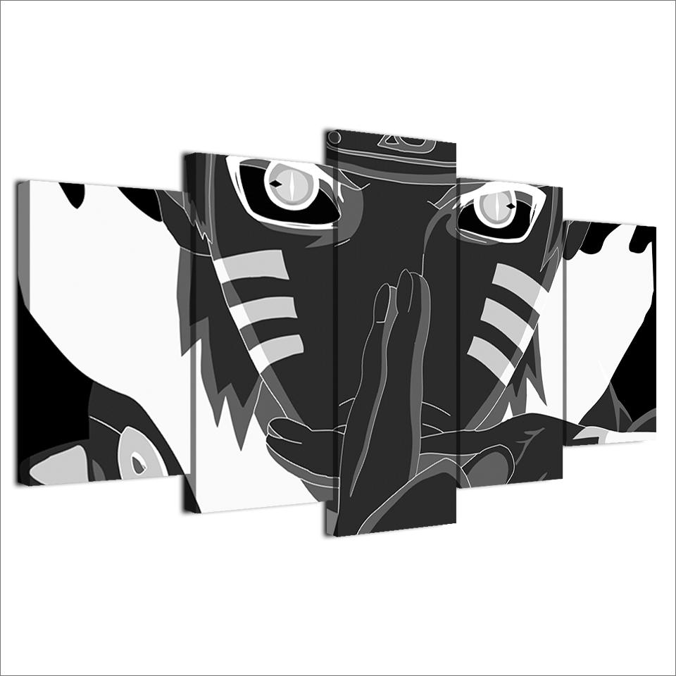 Tableau Naruto black and white