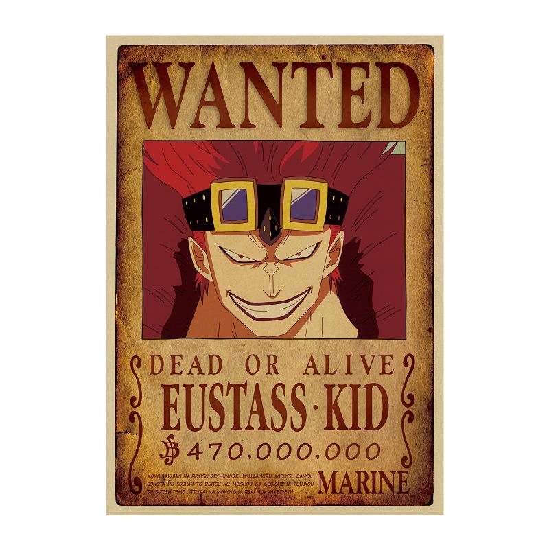 Poster Wanted Eustass Kid One Piece