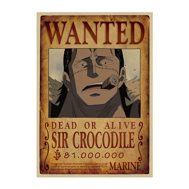 Poster Wanted Crocodile One Piece