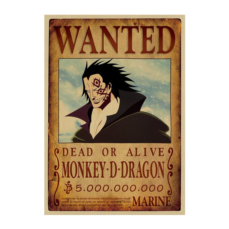 Poster Wanted Dragon One Piece