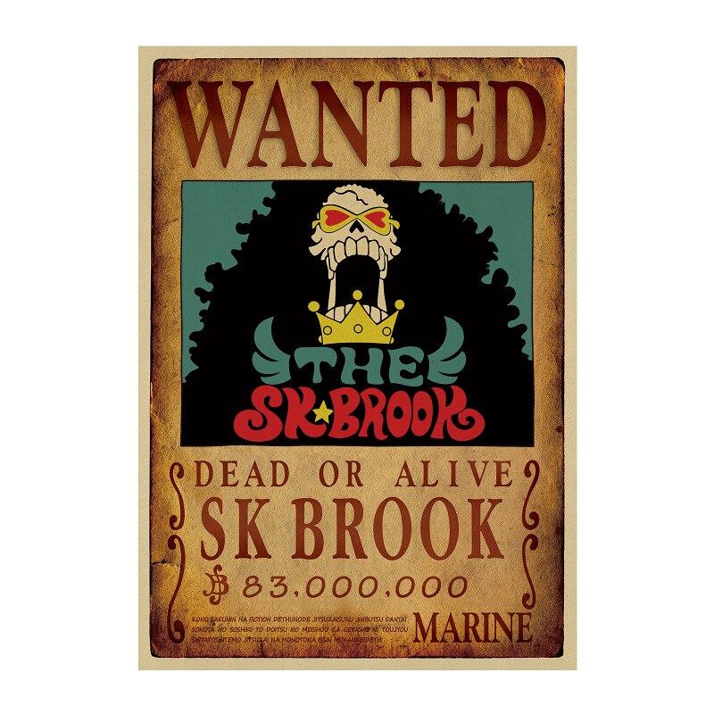 Poster Wanted Brook One Piece