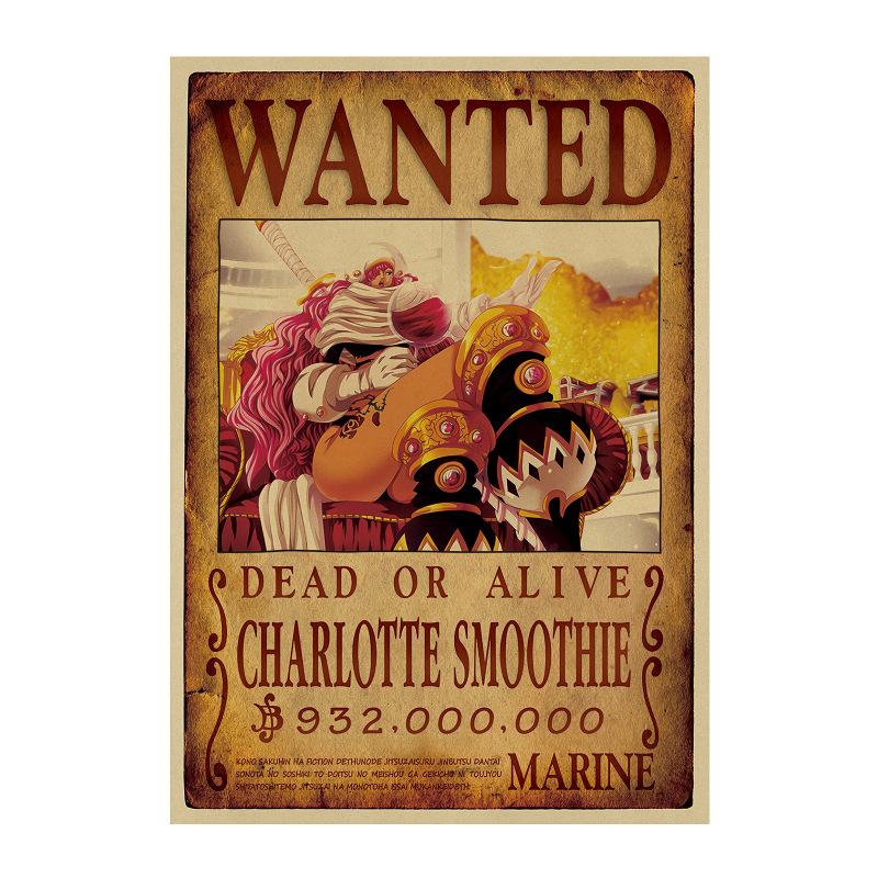 Poster Wanted Smoothie One Piece