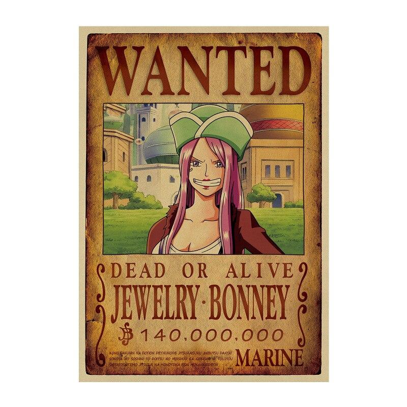 Poster Wanted Jewelry Bonney One Piece